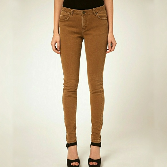 camel skinny pants